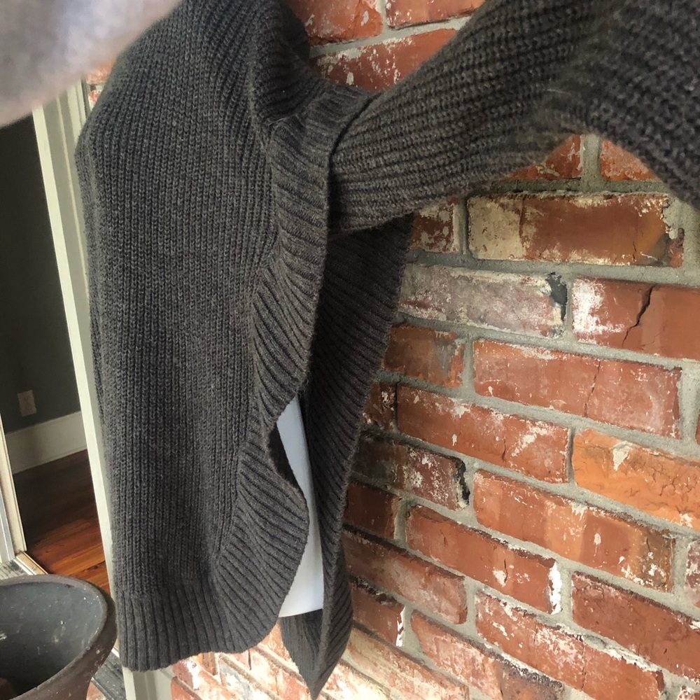 RD Style black long sleeve cowlneck sweater size M - Picture 4 of 10